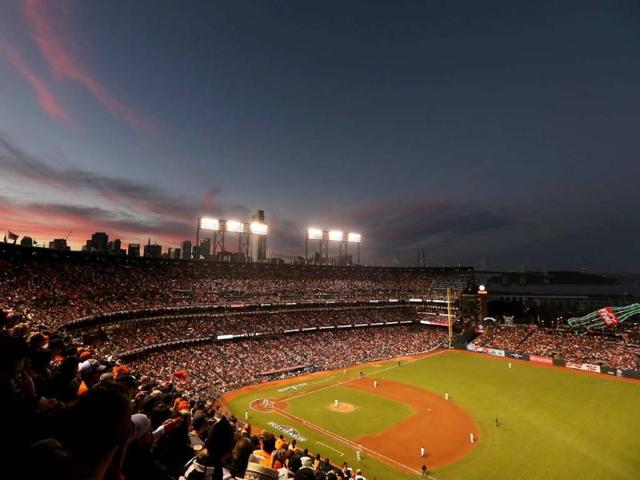 A general view of Game Two of the National League Championship Series between the San Francisco Giants and the St. Louis Cardinals in San Francisco, California. AFP/Ezra Shaw