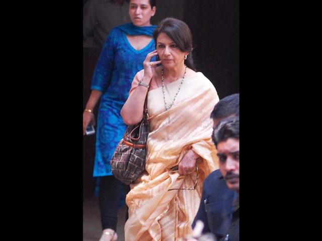 Sharmila Tagore had announced Saif's wedding to Kareena Kapoor on October 16. HT Photo
