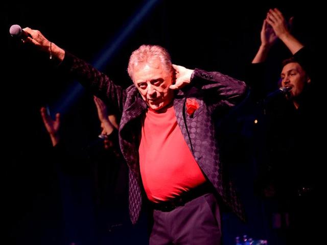 Singer Frankie Valli attends the Frankie Valli And The Four Seasons 50th Anniversary Celebration event at the Broadway Theatre in New York City. AFP photo