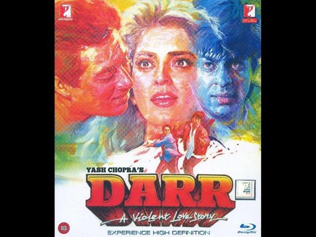 Darr (1993): A woman is caught between one man's love and another man's obsession. The film starred Shah Rukh Khan, Sunny Deol, Juhi Chawla and Anupam Kher.