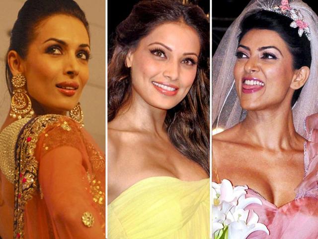 Reel and real life hotties Sushmita Sen, Malaika Arora Khan and Bipasha Basu glammed up the ramp at the Seagrams Blenders Pride Fashion Tour. Take a look...