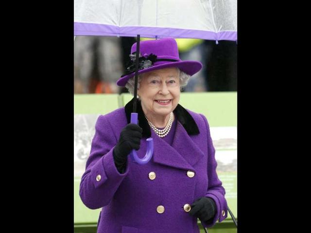 Queen Elizabeth arrives at Jubilee Gardens in London. The Queen opened the newly developed Jubilee Gardens on the South Bank, London, and visited the British Film Institute, at the South Bank Centre. Reuters/Suzanne Plunkett
