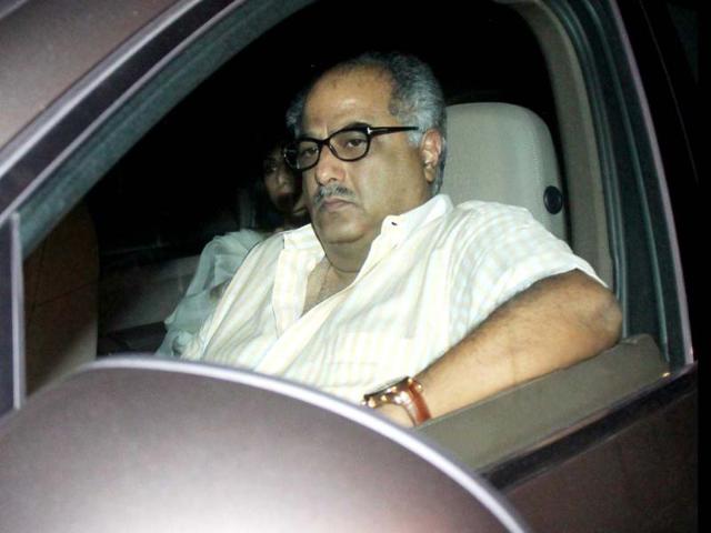 Boney Kapoor was also clicked.