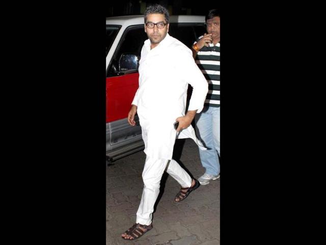 Ashutosh Rana was also there to pay last respects to Yash Chopra.