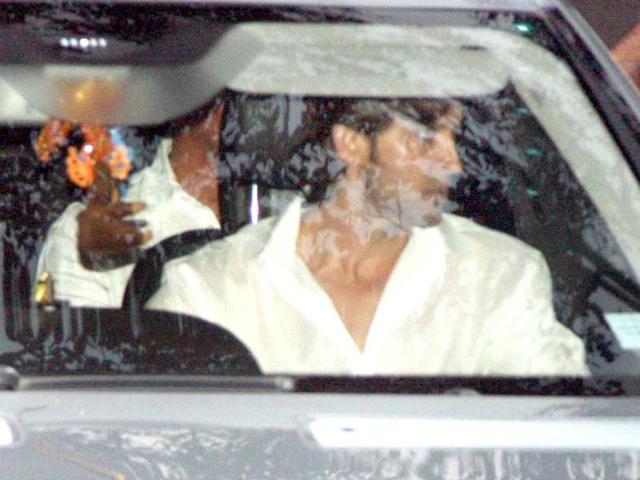 Hrithik Roshan was also spotted at the ceremony.