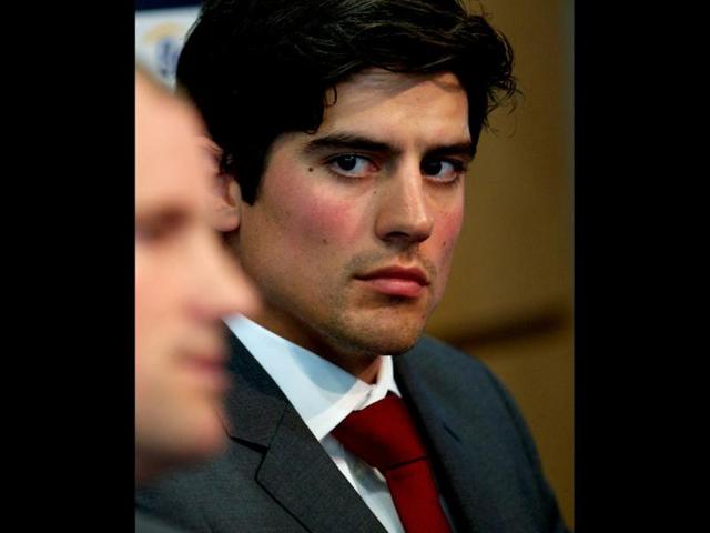 New England Test cricket captain Alastair, striving to win their first Test series in India in 27 years against a home team desperate to make amends for last year's 4-0 drubbing. AFP Photo