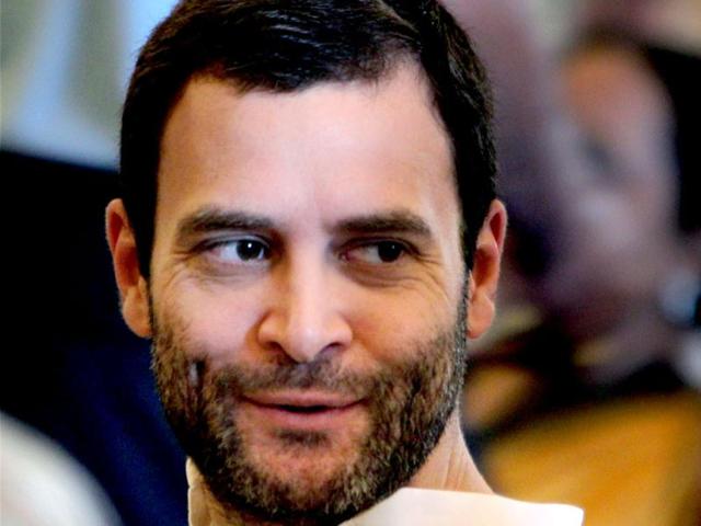Congress general secretary Rahul Gandhi during the swearing-in ceremony for the new ministers at Rashtrapati Bhavan in New Delhi. PTI Photo