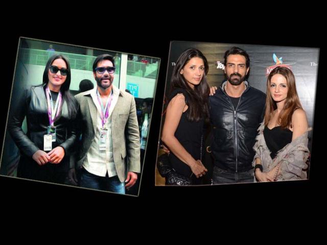 Many international and desi celebrities turned up at the Grand Prix that took place at the Buddh International Circuit in Greater Noida. Check out!