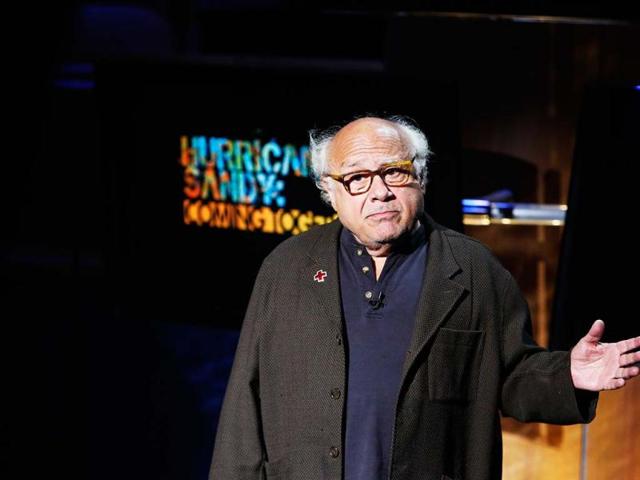 Actor Danny DeVito makes an appearance during Hurricane Sandy: Coming Together, a Red Cross telethon on NBC to benefit victims of Hurricane Sandy in New York. Reuters photo