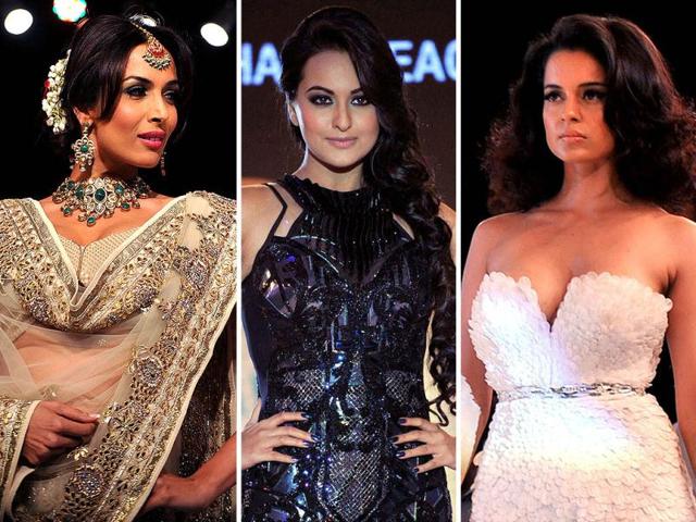 The 8th edition of Seagram's Blenders Pride Fashion Tour was high on glamour quotient with many Bollywood divas walking the ramp for various designers. Check'em out!