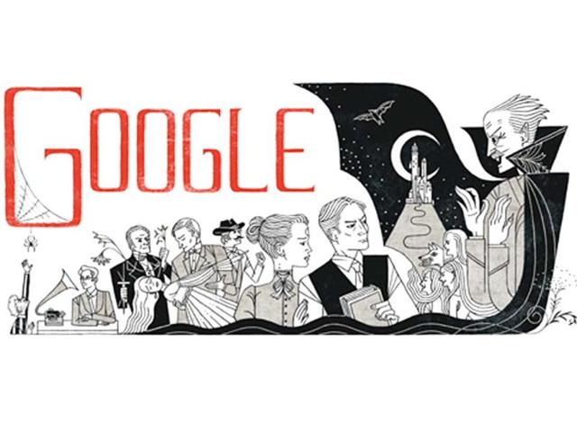 Google remembers 'Dracula' author on his 165th birthday ...