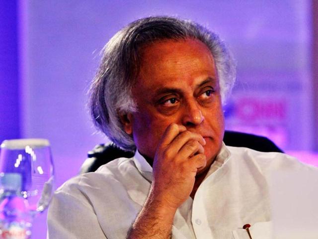 Union rural development minister Jairam Ramesh is seen at Hindustan Times Summit on Day 1 at Taj Palace in New Delhi. HT/Arijit Sen