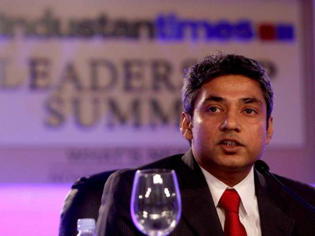 Former cricketer Ajay Jadeja during the sixth session of Hindustan Times Leadership Summit at Taj Palace in New Delhi. HT/Arijit Sen