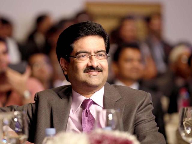 Kumar Mangalam Birla during the first day of the Hindustan Times Leadership Summit in New Delhi. HT/Virendra Singh Gosain
