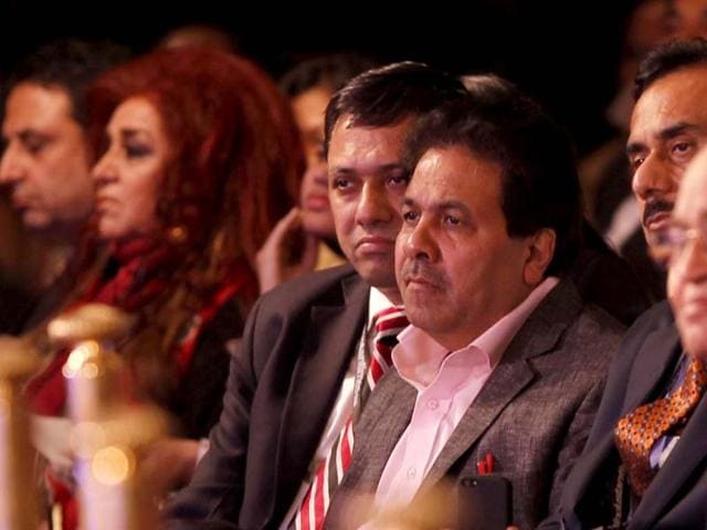Rajeev Shukla during the Hindustan Times Leadership Summit at Taj Palace in New Delhi. HT/Ajay Aggarwal