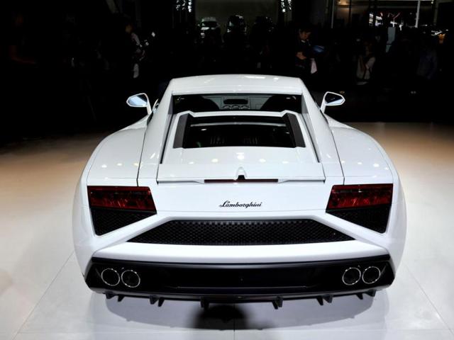 A Lamborghini car on display at the 10th China (Guangzhou) International Automobile Exhibition in Guangzhou, east China's Guangdong province. Growth in China's auto market, the world's largest, is forecast to slow to an average eight percent annually from now until 2020 as consumers' tastes change, consultancy McKinsey said. AFP