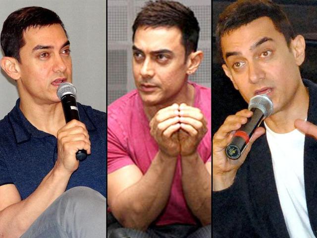 Bollywood actor Aamir Khan was spotted talking rather passionately about his upcoming film Talaash at various press conferences across the country. Take a look.
