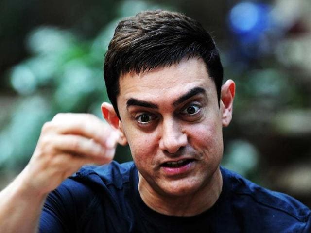 Aamir Khan certainly has a mischievous glint in the eye as he addresses the media during Talaash promotions at his residence.