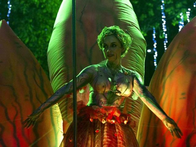 Colombians perform during a parade called Myths and Legends to celebrate the arrival of Christmas in Medellin. Reuters/Albeiro Lopera 