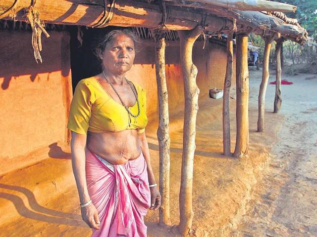52-year-old-Heru-Panji-from-Chali-village-in-south-eastern-Gujarat-feels-deprived-and-says-people-like-her-have-been-left-out-of-the-state-s-economic-boom-in-recent-times-HT-Arijit-Sen 52-year-old-Heru-Panji-from-Chali-village-in-south-eastern-Gujarat-feels-deprived-and-says-people-like-her-have-been-left-out-of-the-state-s-economic-boom-in-recent-times-HT-Arijit-Sen