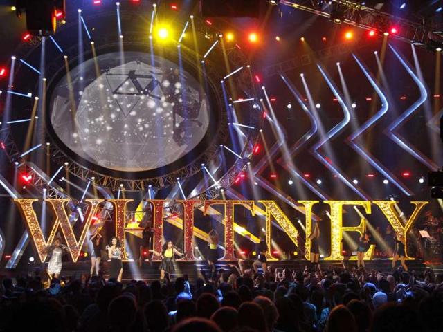 Singers Jordin Sparks, Melanie Fiona and Ledisi perform a tribute to the singer Whitney Houston during the VH1 Divas 2012 show in Los Angeles. Reuters