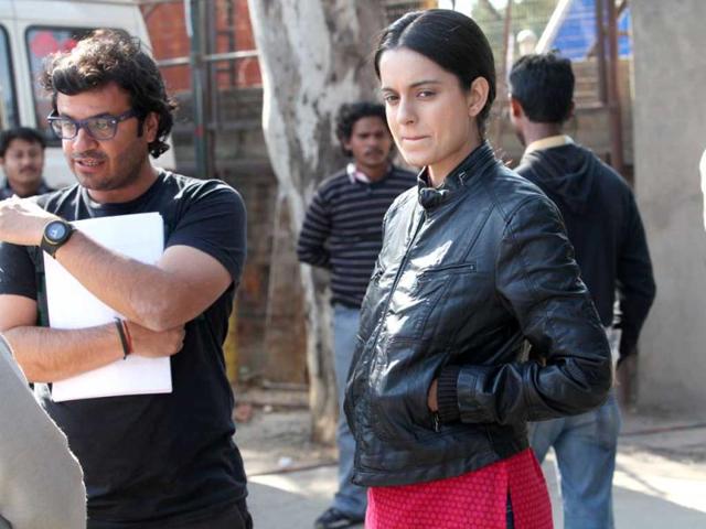 Kangna Ranaut is in Delhi shooting for her upcoming film Queen.
