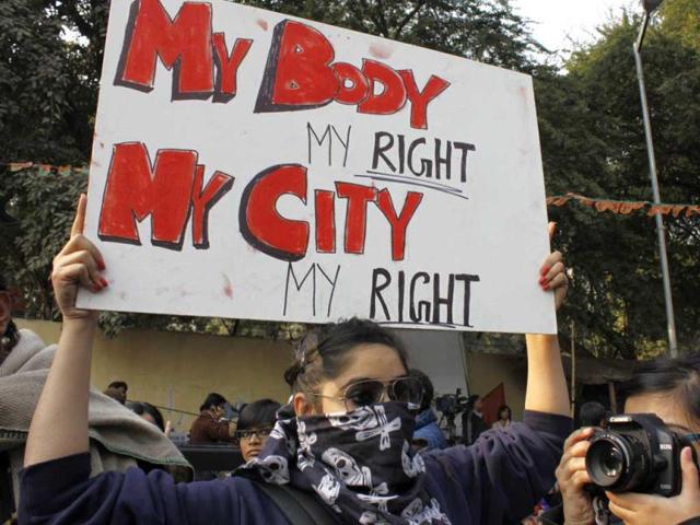 Demonstrators and supporters at Jantar Mantar, for girl who died of injuries after brutally gang raped in a moving bus on 16 December, in New Delhi, India, Saturday, December 29, 2012. (Photo by Sunil Saxena/ Hindustan Times) Demonstrators and supporters at Jantar Mantar, for girl who died of injuries after brutally gang raped in a moving bus on 16 December, in New Delhi, India, Saturday, December 29, 2012. (Photo by Sunil Saxena/ Hindustan Times)