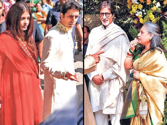 From the Bachchan khaandaan to stars like Viveik Oberoi and Ranveer Singh, much of B-Town was present at the Saathiya and Bunty Aur Babli director Shaad Ali's wedding. Take a look.