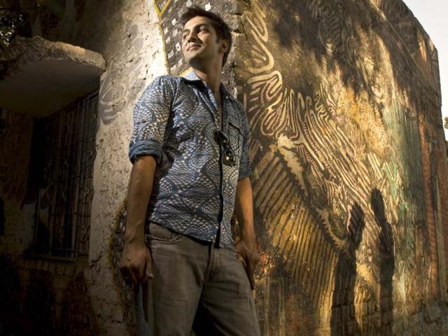 Amitabh Kumar's murals are part of the Khirki Extension project. (Photo/Harikrishna Katragadda)