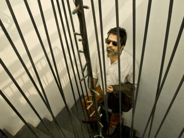 Sudarshan Shetty declared himself dead in one of his installations. (Photo/Harikrishna Katragadda)