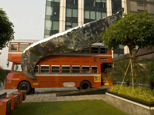 Flying Bus is India's foremost public art project. (Photo/Harikrishna Katragadda)