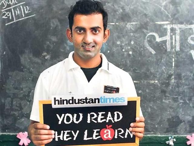 You Read, They Learn is a year-long initiative to help educate underprivileged children. every time you pick up a copy of Hindustan Times, a child goes to school.