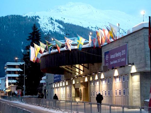 The congress center at the Swiss resort of Davos. The World Economic Forum (WEF) will take place from 23 to the 27 of January. AFP photo