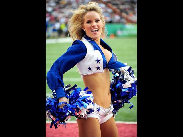 A member of the Dallas Cowboys Cheerleaders performs during the 2013 Pro Bowl at Aloha Stadium in Honolulu, Hawaii. AFP Photo