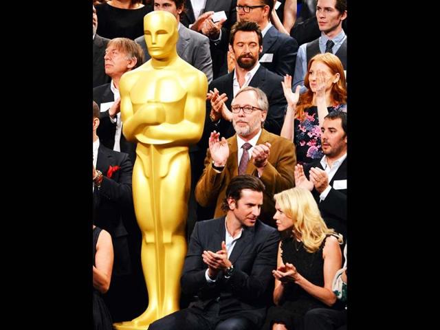 Actors Hugh Jackman, Jessica Chastain, Bradley Cooper, Naomi Watts and other Oscar nominees attend the 85th Academy Awards Nominations Luncheon at The Beverly Hilton Hotel in Beverly Hills, California. AFP/Alberto E Rodriguez/Getty Images