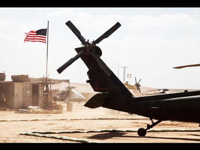 The film is high on action and thrills complete with tons of weapons, helicopters and the works.