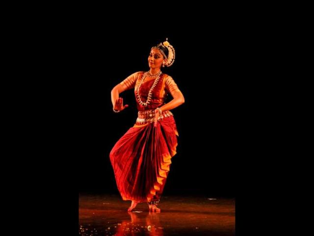 Young Odissi Dancer Ayona Bhaduri - disciple of Geeta Chandaran.