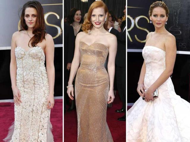 This year at the 85th Academy Awards, most celebrities were seen wearing off-shoulder gowns at the red carpet. Check out who wore what!