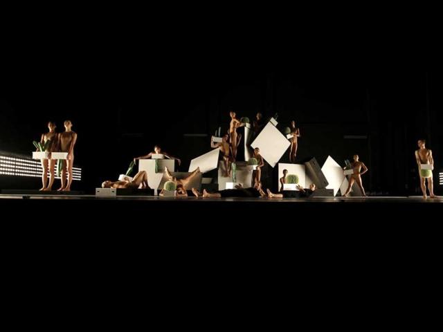 Sydney Dance Company dancers perform during the media preview of 'De Novo' at Sydney Theatre in central Sydney. Reuters photo