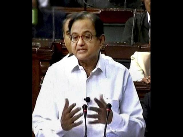 Union finance minister P Chidambaram presenting the Union Budget 2013-14 in the Lok Sabha. PTI Photo