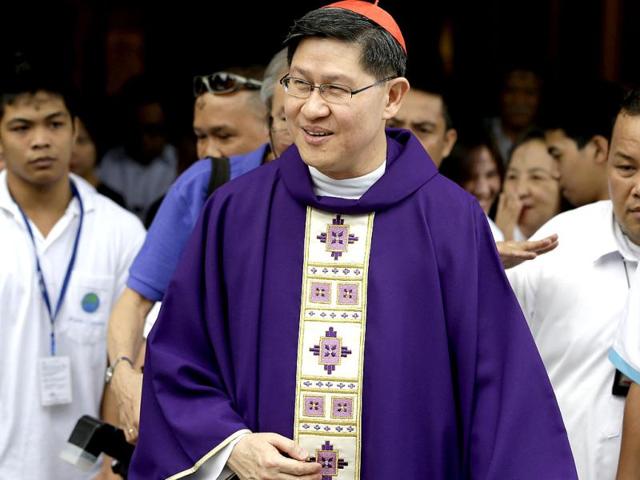 Filipino Roman Catholic Cardinal Luis Antonio Tagle, the Archbishop of Manila, in Manila. (AP)