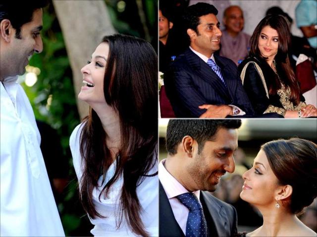 Aishwarya Rai Bachchan and Abhishek Bachchan have been spotted a couple of times sharing their moment in public events. We bring you some of their light moments. Take a look!