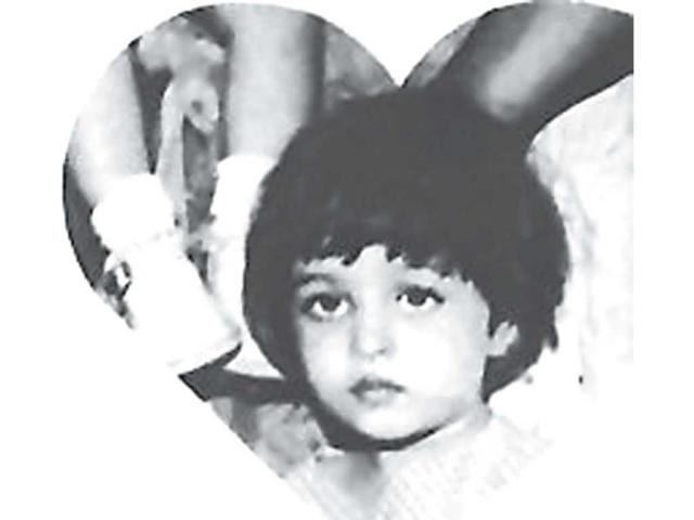 Aishwarya Rai Bachchan as a kid. (HT Photo)