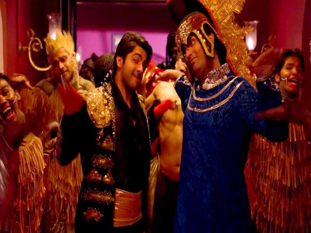 Abhishek Bachchan who is considered to be Rohan Sippy’s lucky mascot has done a cameo and a song with Ayushmann and Kunaal.