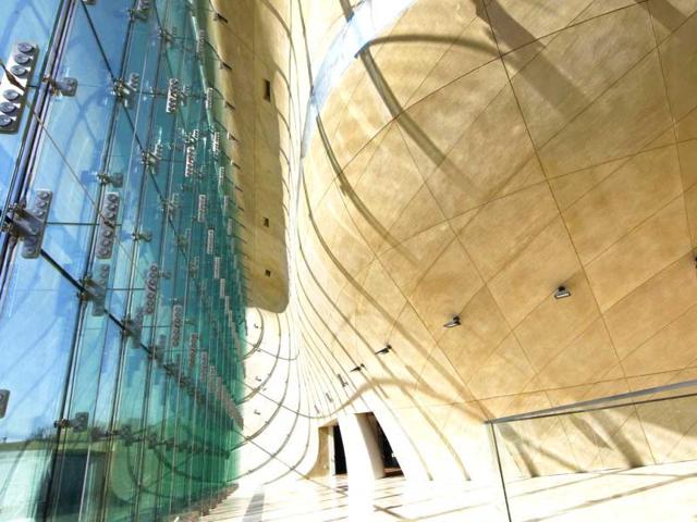 The newly constructed building of the Museum of the History of the Polish Jews designed by architect Rainer Mahlamaki and located in the former Warsaw's Ghetto. The official opening of the building will take place during the commemoration of the 70th anniversary of the Warsaw Ghetto uprising today. Reuters