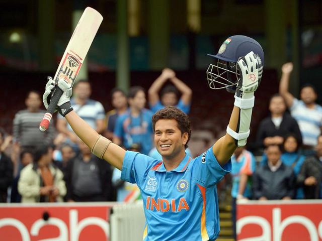 A wax figure of legendary star Sachin Tendulkar is displayed at the Sydney Cricket Ground in Sydney. AFP