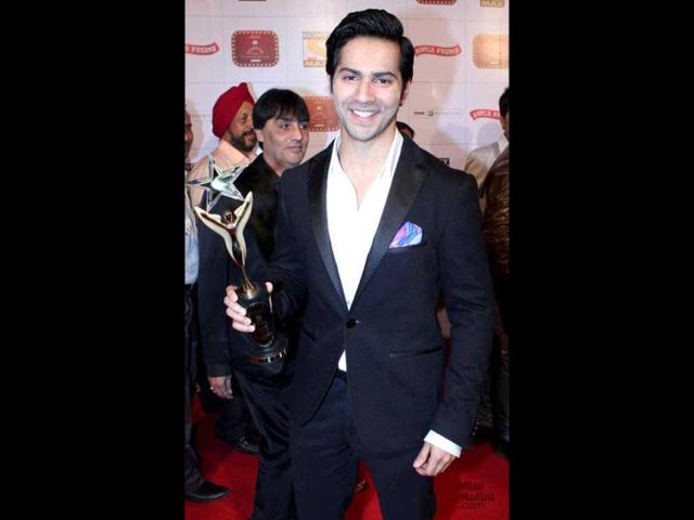 Varun Dhawan won Stardust and Lions Gold Awards for best male debut for his film Student of the Year. (Varun Dhawan/Facebook)