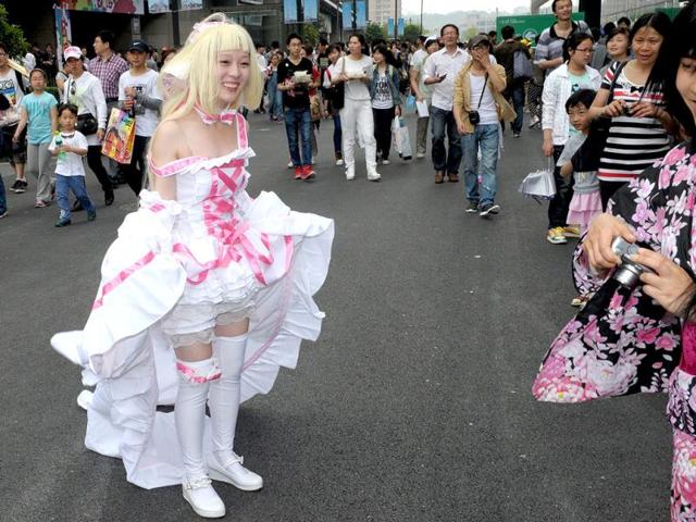 A cosplay fan attends the 9th China International Cartoon and Animation Festival in Hangzhou. The annual festival runs from April 25 to 30. AFP Photo