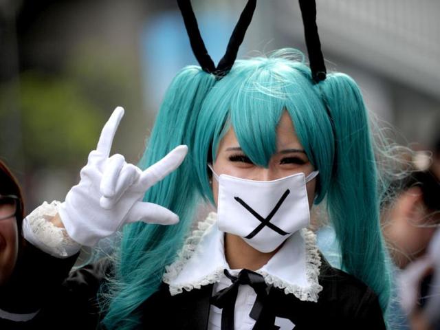 A cosplay fan attends the 9th China International Cartoon and Animation Festival in Hangzhou. The annual festival runs from April 25 to 30. AFP Photo