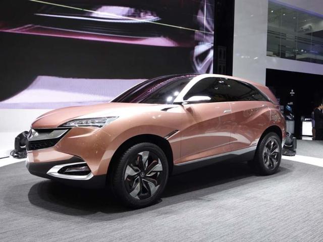 Acura Concept SUV-X : Developed primarily for the Chinese market. The high-end Japanese car maker claims that a production-ready version could be on sale in less than three years and will be aimed at the same market segment as the BMW X1. Photo:AFP Acura Concept SUV-X : Developed primarily for the Chinese market. The high-end Japanese car maker claims that a production-ready version could be on sale in less than three years and will be aimed at the same market segment as the BMW X1. Photo:AFP